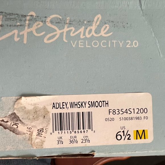 Life strides Velocity 2.0 Adley bootie in Whiskey Smooth size 6.5. - Picture 6 of 7